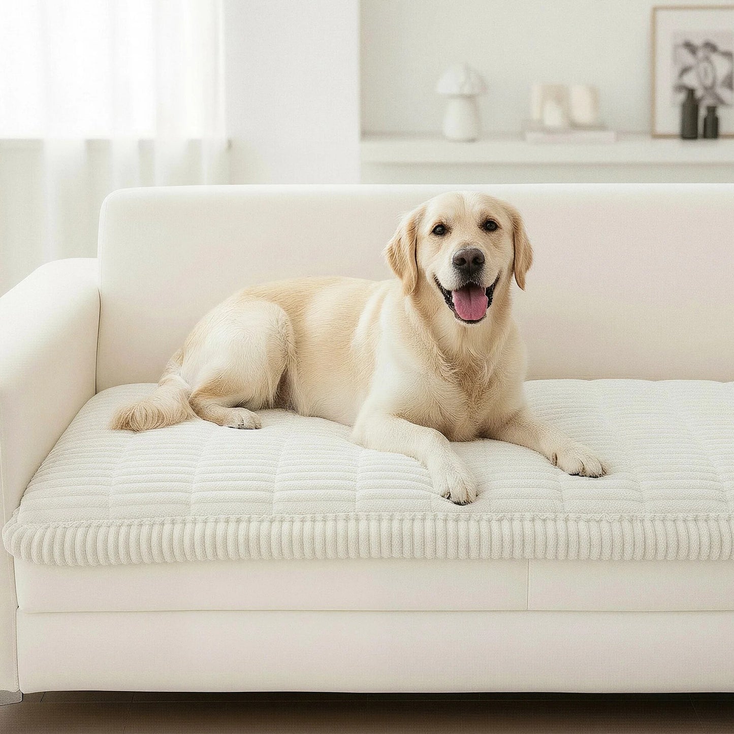 SnugglePaws™ Plush Couch Cover