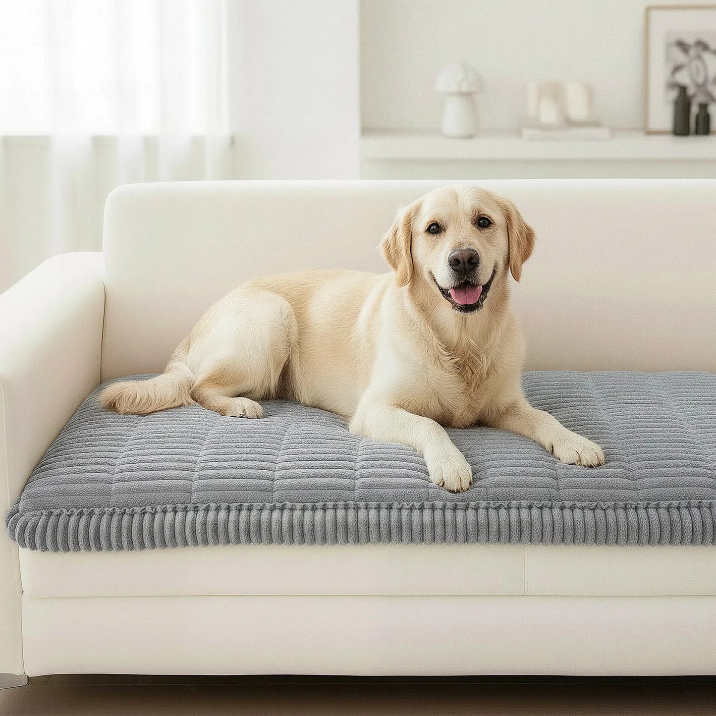 SnugglePaws™ Plush Couch Cover